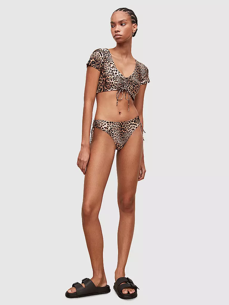 Allsaints Bikini Slip Bo Kiku Honey Brown Braun